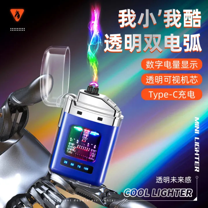 Transparent Case Rechargeable Arc Lighter