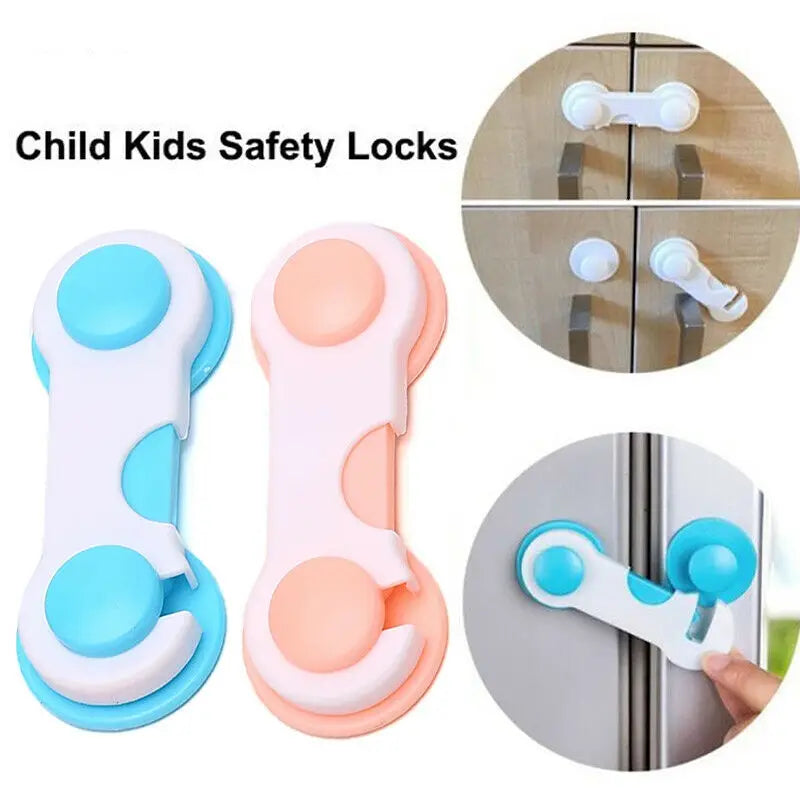 Pack Of 2 Child Baby Safety Locks for Drawers and Refrigerators