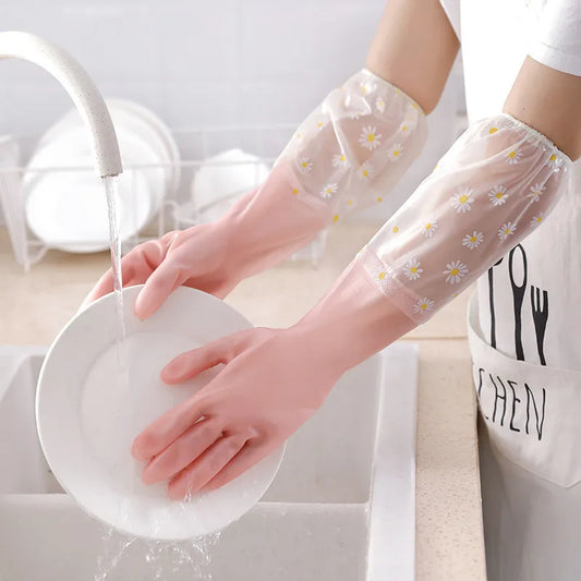 Extra Long Waterproof Cleaning Gloves