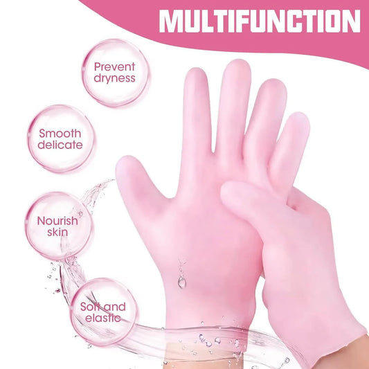 Silicone Moisturizing Hand Gloves for Dry Cracked Skin