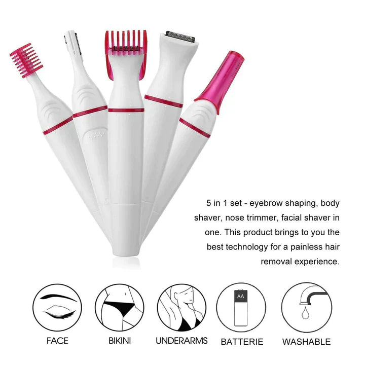 Sensitive Precision Multifunctional Eyebrow and Hair Trimmer