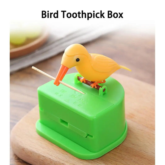 Automatic Bird Toothpick Box