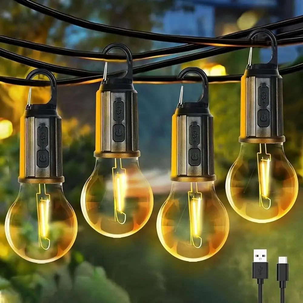 USB Rechargeable Hanging Bulb Light