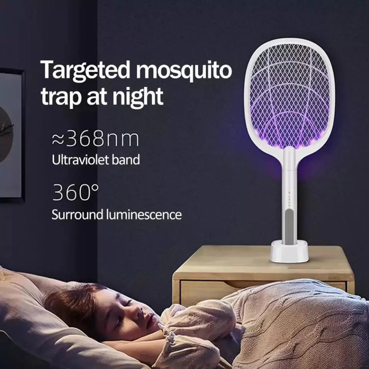 2 In 1 Electric Mosquito Killer With UV Light