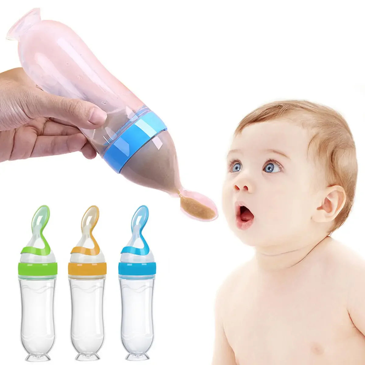 Silicone Baby Spoon Feeder