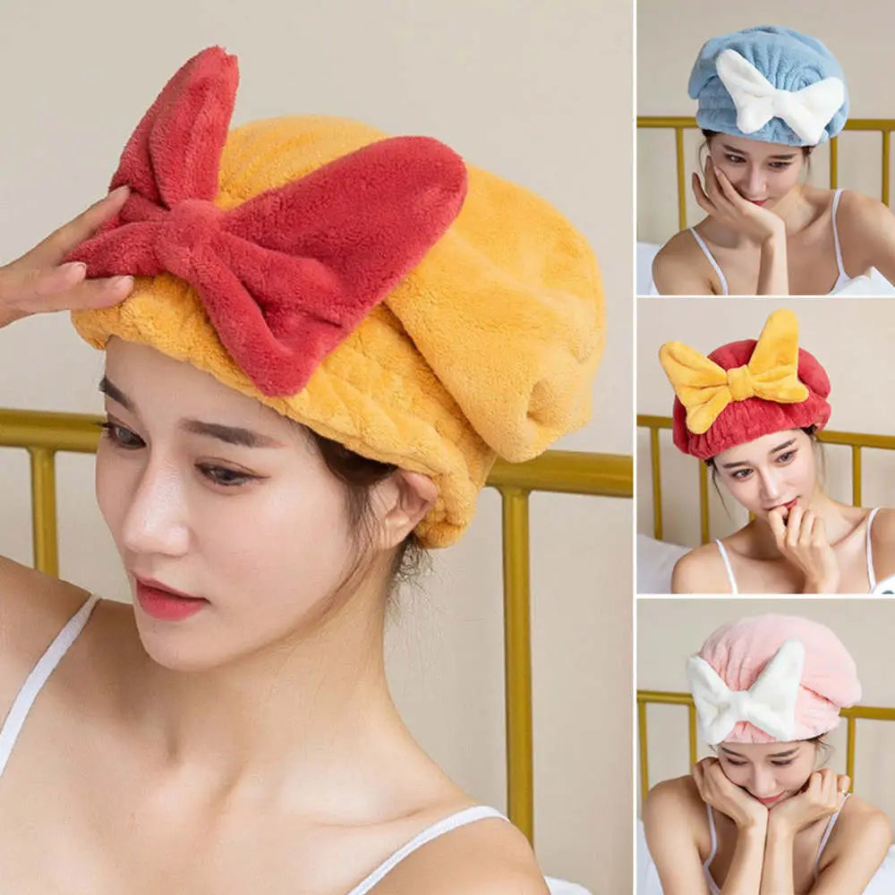 Hair Drying Cap Absorbent Dry Hair Towel DP