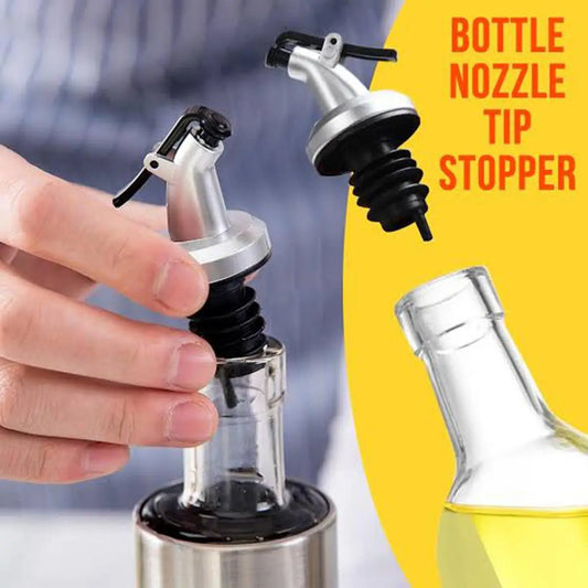 2Pcs Bottle Cap Nozzle for Oil, Vinegar and Sauces DP