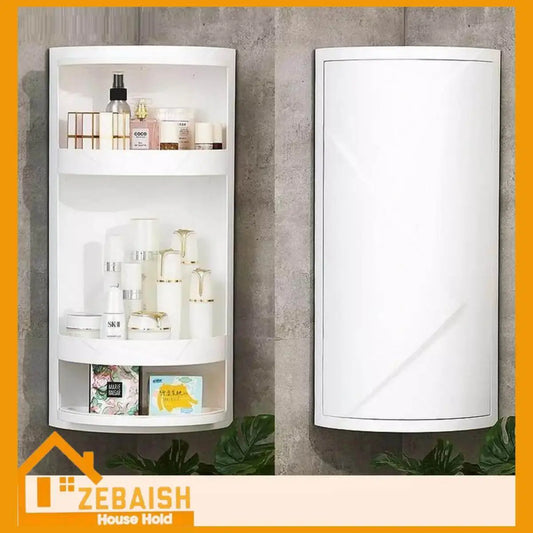 Corner 360° Rotatable Cabinet for Bathroom & Kitchen DP