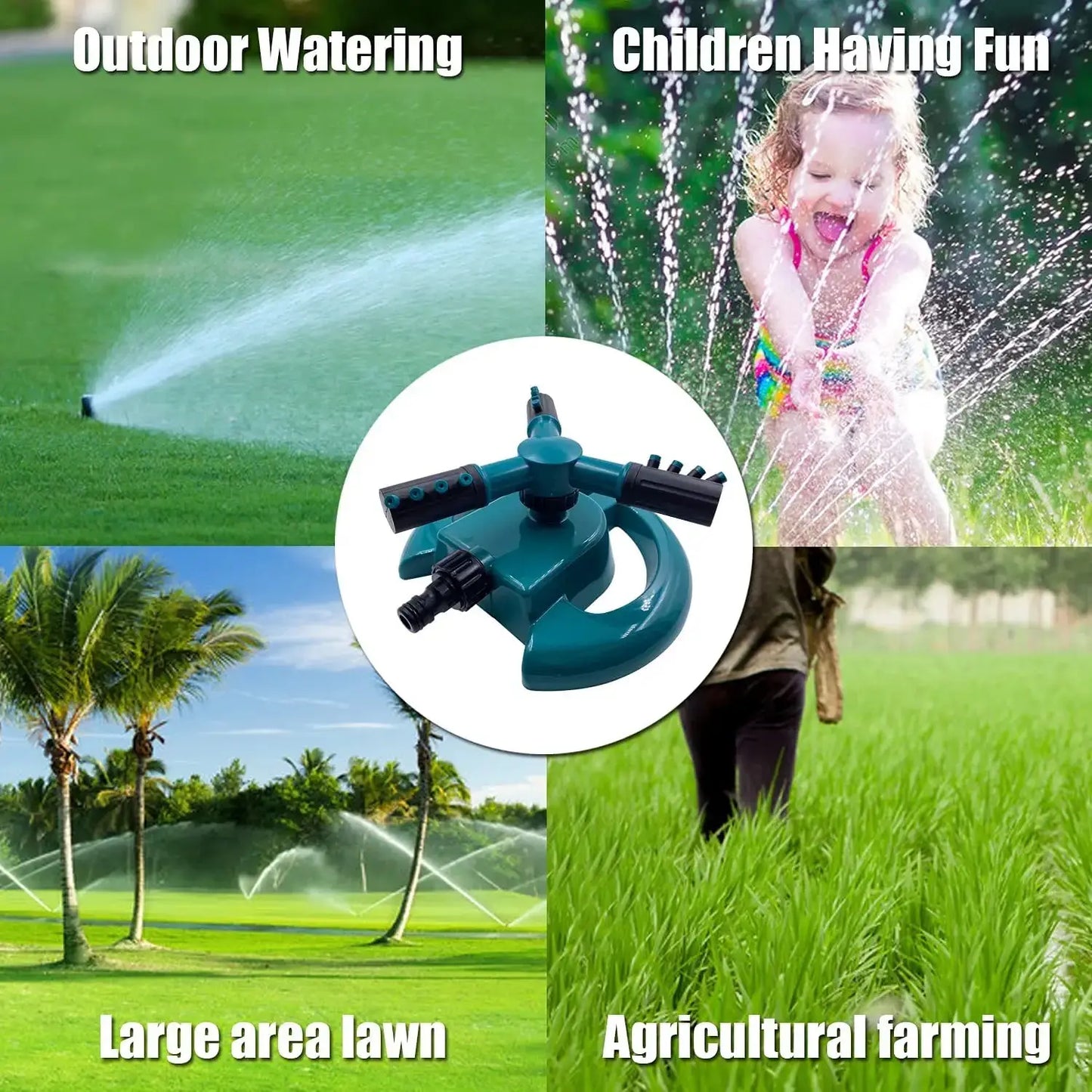 360 Degree Circle Rotating Water Sprinkler