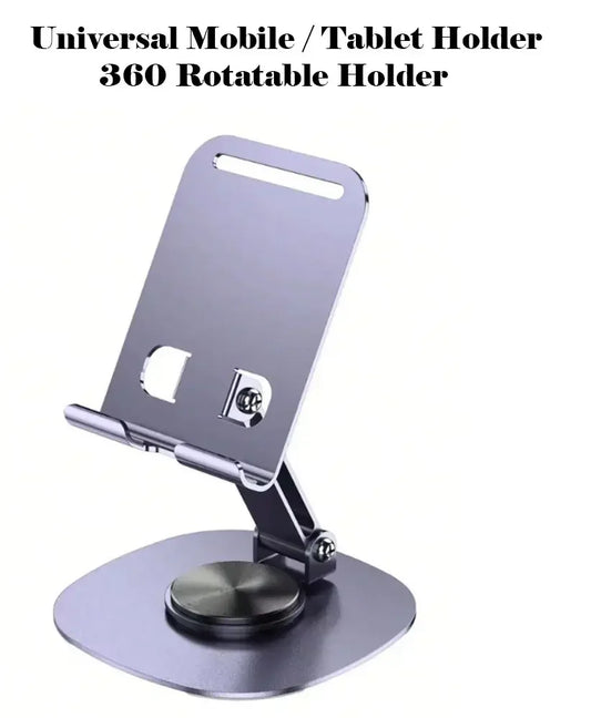 360 Rotatable Adjustable Foldable Cell Phone Holder