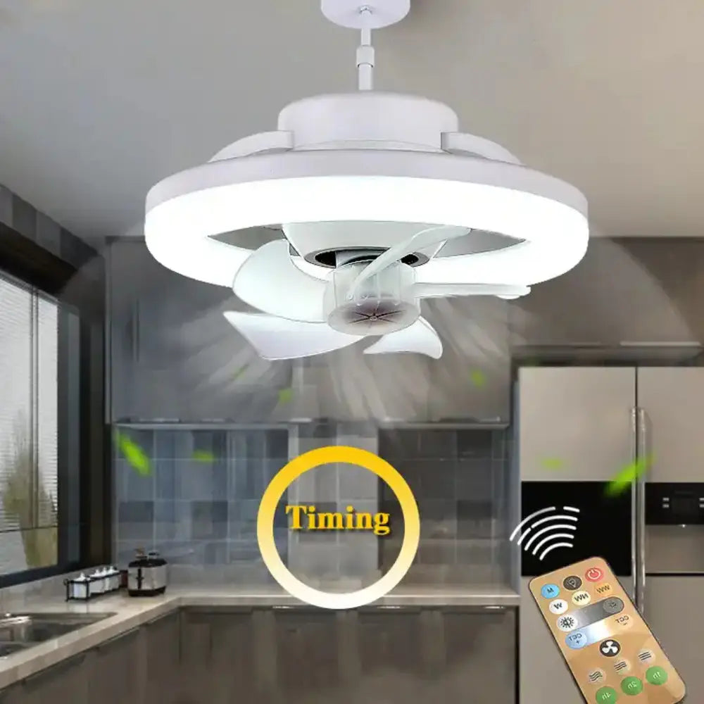 Smart Led Ceiling Fan with Light