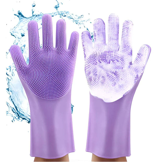 Multipurpose Cleaning Gloves Magic Silicone Rubber ZD