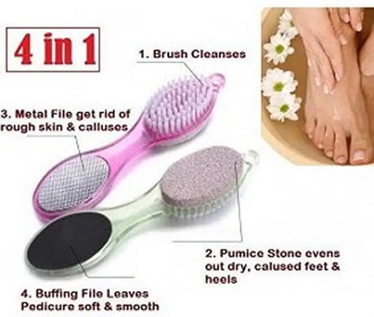 4 in 1 Foot Filer and Pedicure Brush DP