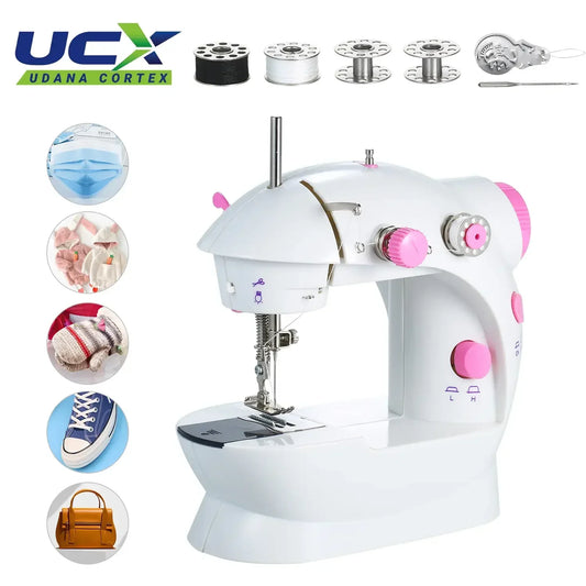 Portable Mini Sewing Machine With Double Thread Speed DP