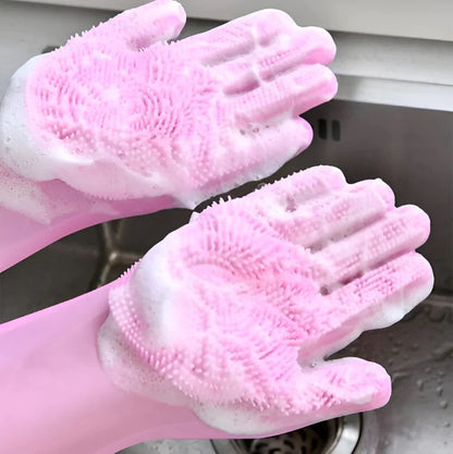 Multipurpose Cleaning Gloves Magic Silicone Rubber ZD