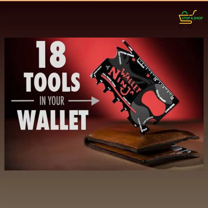 Multipurpose 18 in 1- Wallet Ninja Tool DP