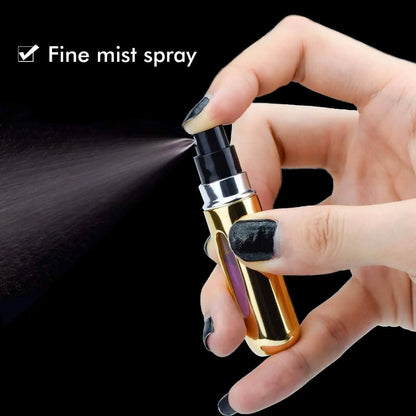 ( Pack Of 2 )5ml Refillable Perfume Atomizer Spray Bottle for Travel MD