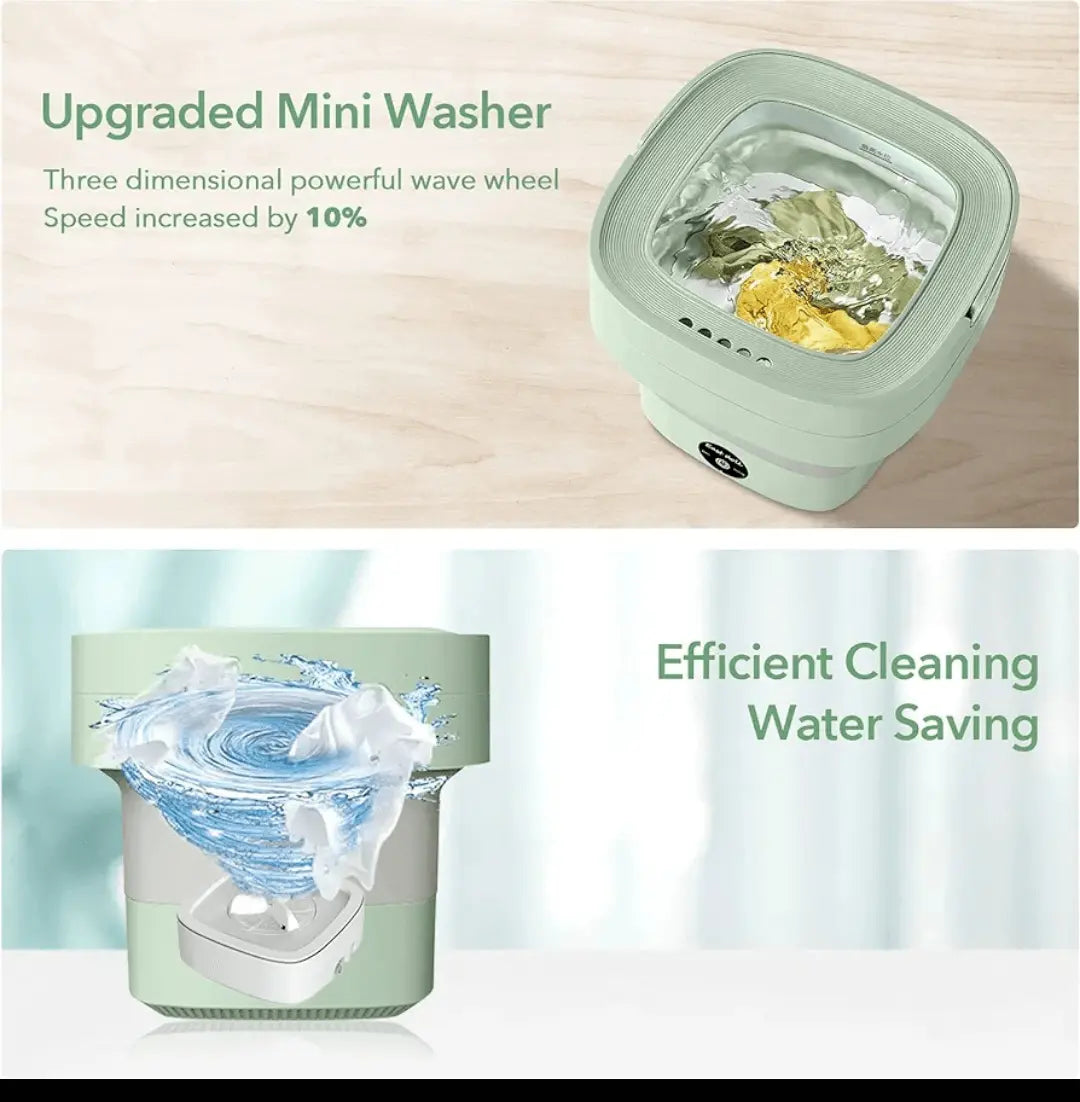 Foldable Mini Washing Machine with Dryer DP