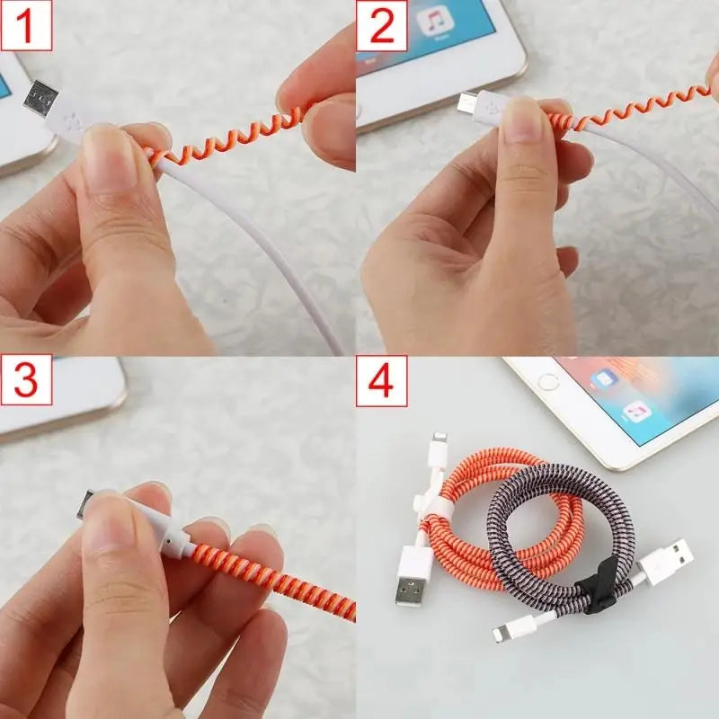 Universal Spiral Data Cable Protector DP