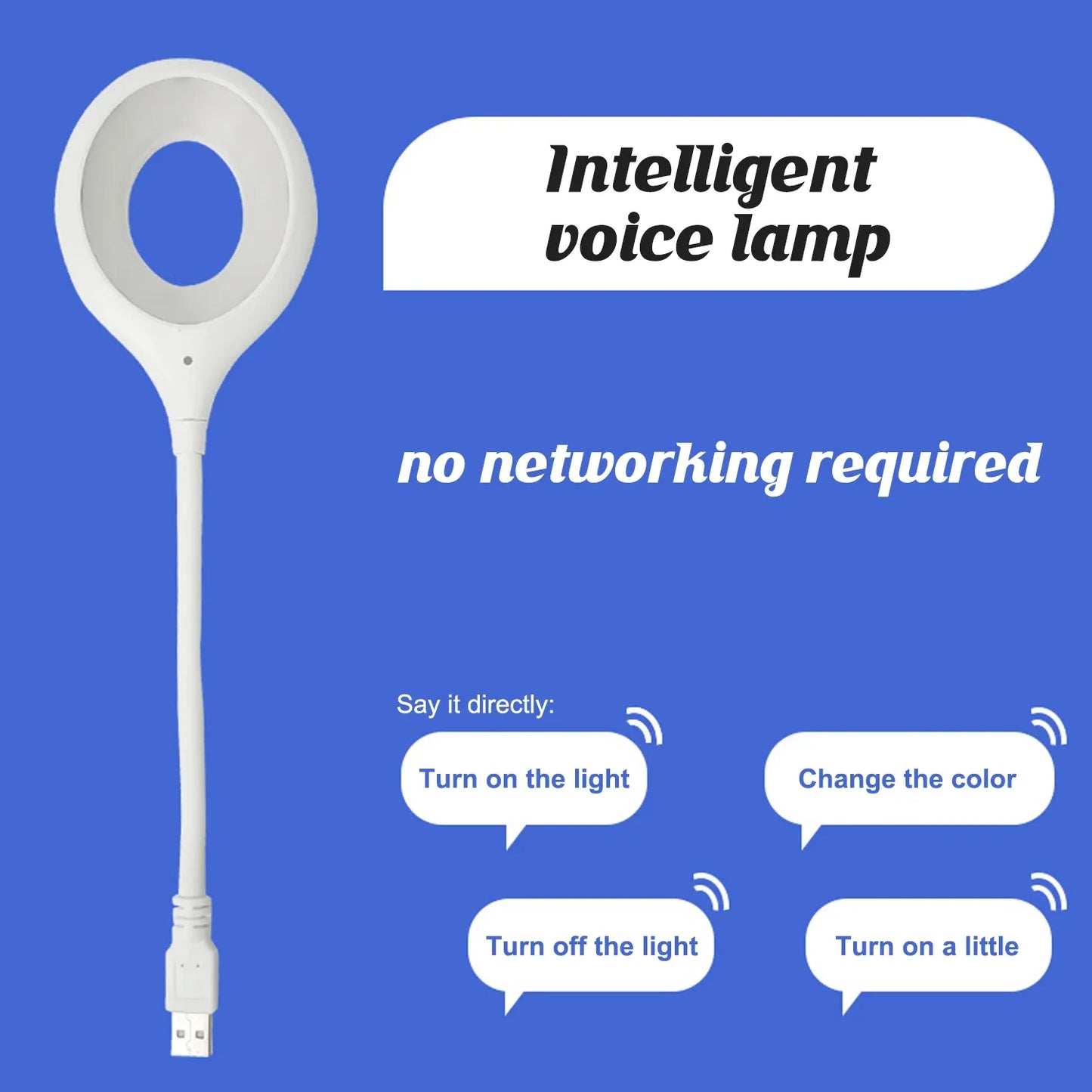 Voice Control USB LED Lamp/Light DP