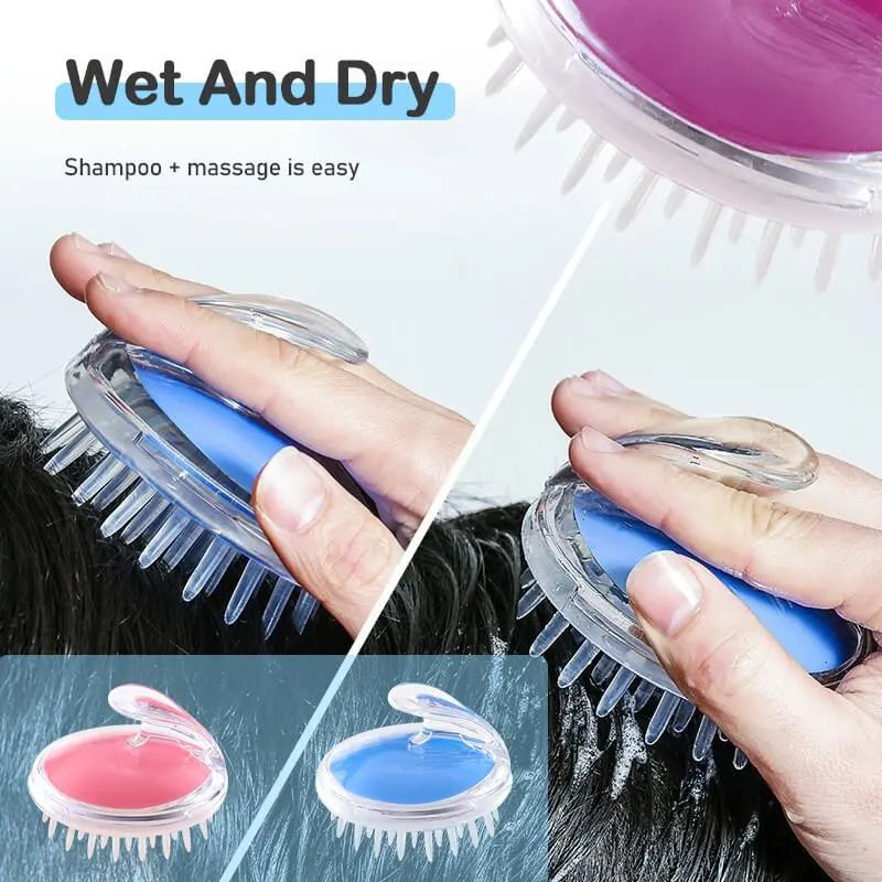 Silicon Hair Scalp Massage Brush MD