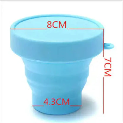 Portable Silicon Foldable Cup/Glass Retractable Folding Cup DP