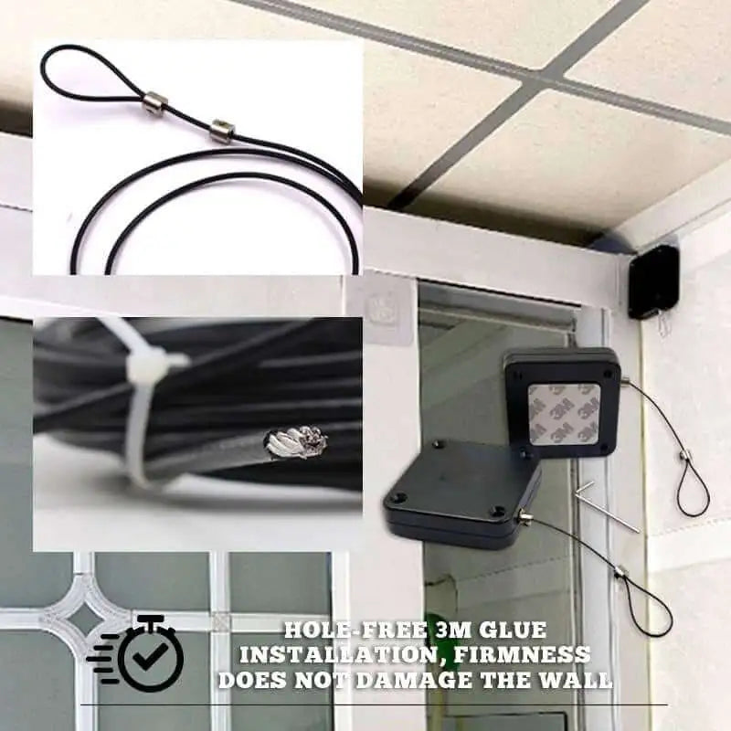 High Quality Multifunctional Punch-Free Automatic Door Closer MD