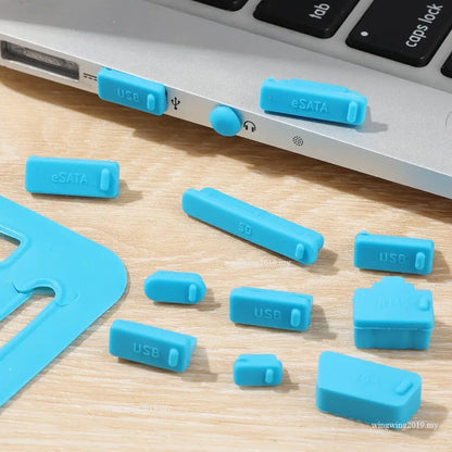 Colorful Silicone Anti Dust Plug for Laptop Ports DP